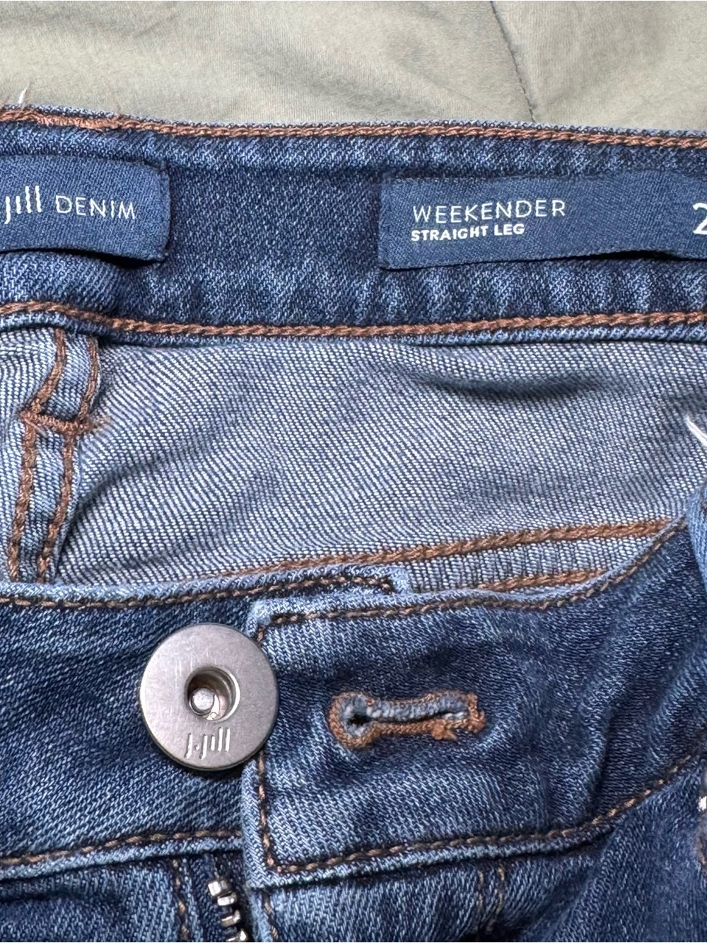 J. Jill weekender straight leg Mid-Rise Women’s Jeans - Picture 3 of 3